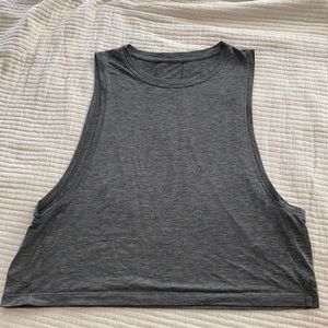Grey lululemon tank top